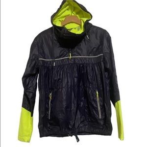 🆕 Adidas By Stella McCartney Purple Yellow Windbreaker Waterproof Jacket